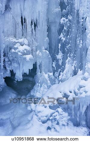 Panther Falls ice details - Banff National Park, Alberta, Canada View Large Photo Image Stock Photo - Panther Falls ice details - Banff National Park, Alberta, Canada. Fotosearch