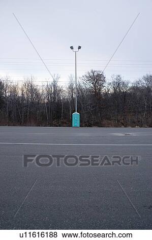 Portable lavoratory at side of highway; Canada, Ontario View Large Photo Image Stock Photo - Portable lavoratory at side of highway; Canada, Ontario. Fotosearch