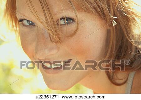 Portrait of smiling young woman, Riding Mountain National Park, Manitoba, Canada View Large Photo Image Stock Image - Portrait of smiling young woman, Riding Mountain National Park, Manitoba, Canada. Fotosearch