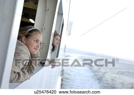 Pre-teen girl on ferry, British Columbia, Canada View Large Photo Image Stock Image - Pre-teen girl on ferry, British Columbia, Canada. Fotosearch