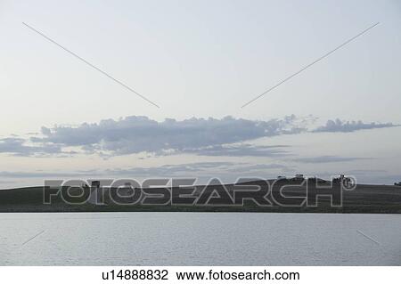 Stock Image - Preparing for spring planting; Canada, Manitoba, Erickson. Fotosearch