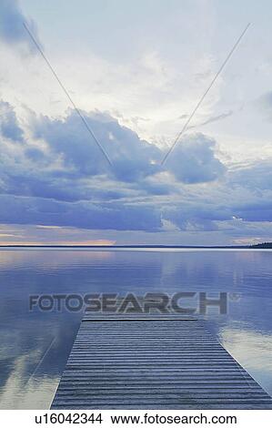 Public dock Clear Lake; Canada, Manitoba, Riding Mountain National Park View Large Photo Image Picture - Public dock Clear Lake; Canada, Manitoba, Riding Mountain National Park. Fotosearch
