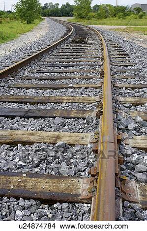 Railway tracks, Hamilton, Ontario View Large Photo Image Picture - Railway tracks, Hamilton, Ontario. Fotosearch