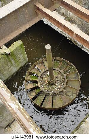 Stock Image - Ruins of the Moulins site, Montreal, Quebec, Canada. Fotosearch