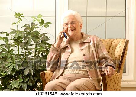 Stock Photography - Senior Woman headshot; Canada, Saskatchewan, Regina. Fotosearch