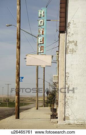 Stock Image - Small town, Saskatchewan. Fotosearch