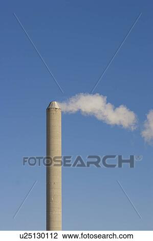 Stock Image - Smokestack, Toronto, Ontario. Fotosearch