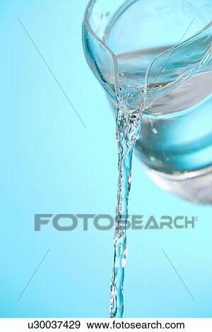 Stock Photo - Stream of water being poured from a pitcher. Fotosearch