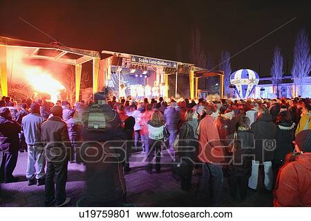 Stock Image - The Montreal High Lights Festival. View of show, Quebec, Canada. Fotosearch