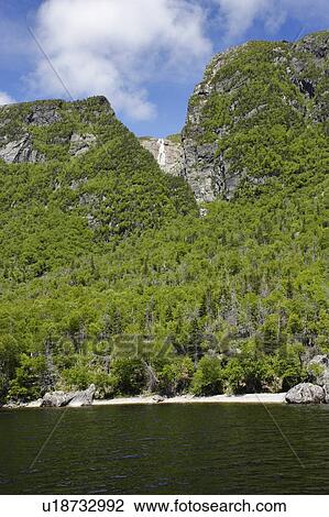 View of fall at Western Brook Pond, Gros Morne NP, Newfoundland, Canada View Large Photo Image Stock Image - View of fall at Western Brook Pond, Gros Morne NP, Newfoundland, Canada. Fotosearch