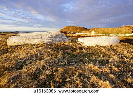 View of Norstead (A Viking Village & Port of Trade), L'Anse aux Meadows, Newfoundland, Canada View Large Photo Image Stock Photography - View of Norstead (A Viking Village & Port of Trade), L'Anse aux Meadows, Newfoundland, Canada. Fotosearch