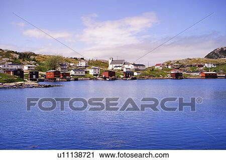 View of village, Salvage, Newfoundland, Canada View Large Photo Image Stock Image - View of village, Salvage, Newfoundland, Canada. Fotosearch