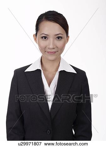 Stock Photo - Businesswoman smiling. Fotosearch