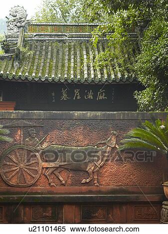 Stock Photography - Mahaoya Bowuguan, burial site, Sichuan Province, Peoples Republic of China. Fotosearch