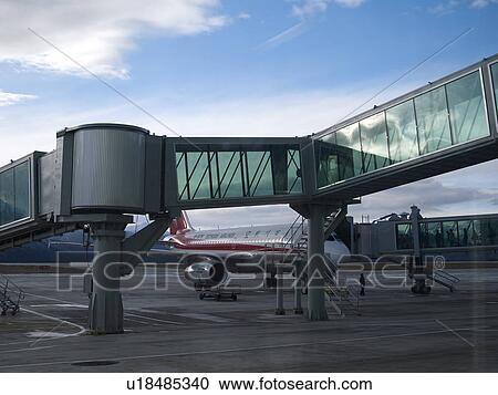 Passenger Boarding Bridge, Jiuzhaigou Huanglong Airport, China View Large Photo Image Stock Image - Passenger Boarding Bridge, Jiuzhaigou Huanglong Airport, China. Fotosearch