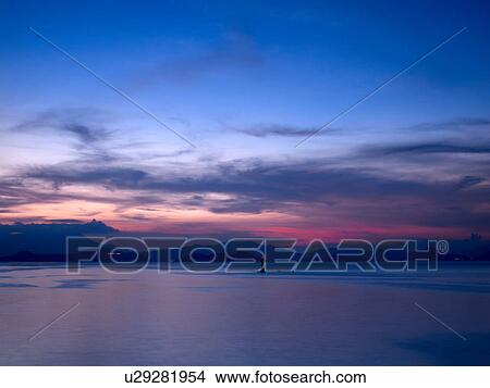 Sunset in landscape, Lamma Island, Hong Kong View Large Photo Image Picture - Sunset in landscape, Lamma Island, Hong Kong. Fotosearch