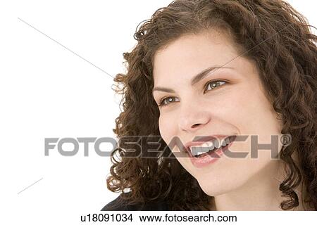Picture - Portrait Of Woman Smiling . Fotosearch