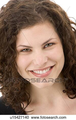 Portrait Of Woman Smiling View Large Photo Image Stock Image - Portrait Of Woman Smiling . Fotosearch