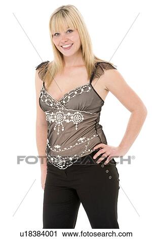 Portrait Of Woman Smiling View Large Photo Image Stock Image - Portrait Of Woman Smiling . Fotosearch