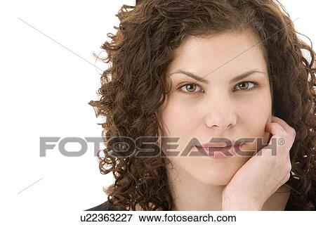 Stock Photo - Portrait Of Woman. Fotosearch