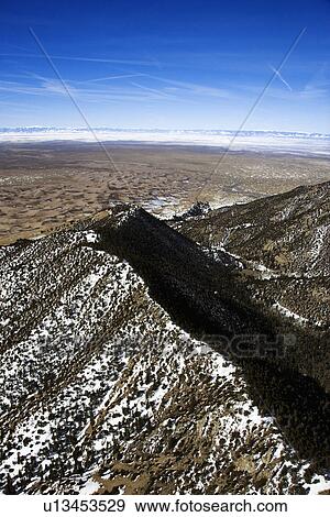 Aerial scenic of Sangre De Cristo Mountains, Colorado, United States View Large Photo Image Stock Photo - Aerial scenic of Sangre De Cristo Mountains, Colorado, United States. Fotosearch
