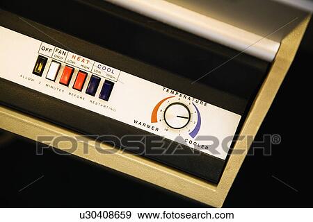 Stock Photo - Close-up old-style air conditioning . Fotosearch