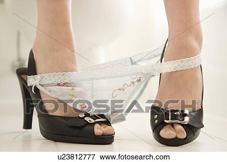 heels with buckle around ankle