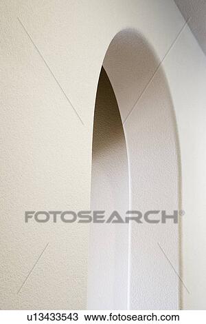 Stock Image - Archway doorway in home. Fotosearch