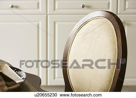 Back of Suede Dining Chair View Large Photo Image Stock Image - Back of Suede Dining Chair. Fotosearch