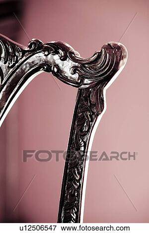 Close up detail Chippendale style chair back View Large Photo Image Stock Photo - Close up detail Chippendale style chair back. Fotosearch