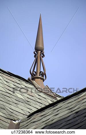 Close up detail cross gable roof with decoration View Large Photo Image Picture - Close up detail cross gable roof with decoration. Fotosearch