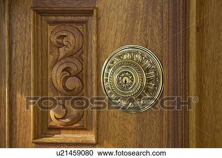 Close up detail of ornate copper deadbolt View Large Photo Image Stock Image - Close up detail of ornate copper deadbolt. Fotosearch