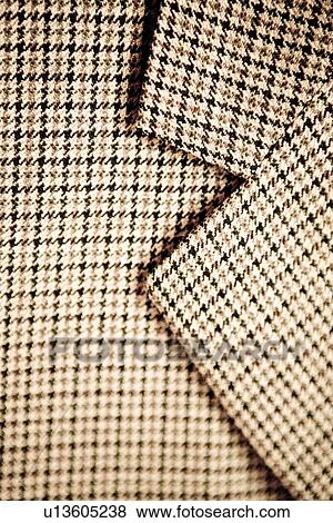 Close up tweed lapel on suit jacket View Large Photo Image Stock Photo - Close up tweed lapel on suit jacket. Fotosearch