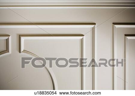 Picture - Close up wainscoting. Fotosearch