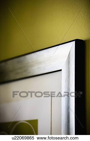 Corner of black frame against green wall View Large Photo Image Stock Photography - Corner of black frame against green wall. Fotosearch