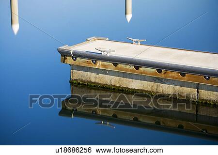 Detail boat docking station in channel View Large Photo Image Stock Photograph - Detail boat docking station in channel. Fotosearch