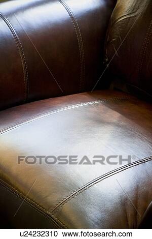 Detail brown leather armchair View Large Photo Image Stock Image - Detail brown leather armchair. Fotosearch