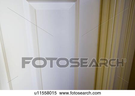 Stock Photography - Detail interior door and frame. Fotosearch