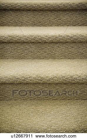 Detail of carpeted steps View Large Photo Image Stock Image - Detail of carpeted steps. Fotosearch