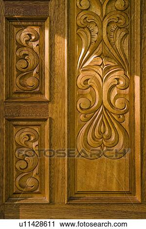 Detail of hand carvings in wood View Large Photo Image Stock Image - Detail of hand carvings in wood. Fotosearch