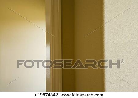 Detail Of Interior Wall And Door Frame Stock Image