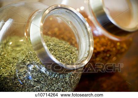 Detail two jars of spices View Large Photo Image Picture - Detail two jars of spices. Fotosearch