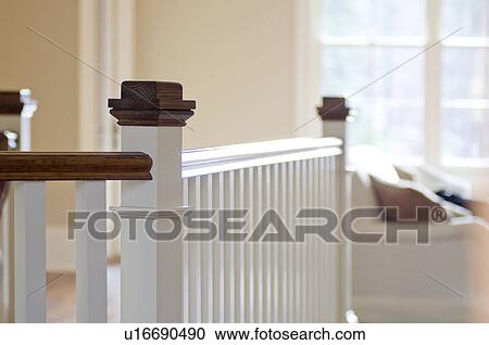Detail white wooden railing View Large Photo Image Stock Image - Detail white wooden railing. Fotosearch