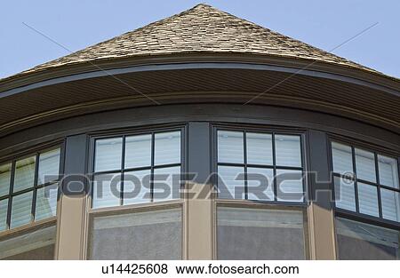 Exterior detail round roof and windows View Large Photo Image Stock Photo - Exterior detail round roof and windows. Fotosearch
