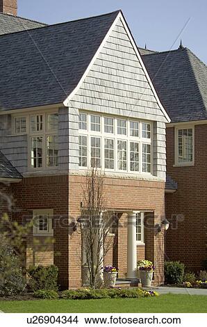 Picture - Front entrance neo eclectic home. Fotosearch