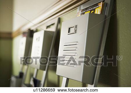 Stock Photo - Magazine Rack with Locker Face. Fotosearch
