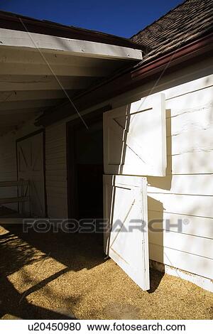 Open Dutch doors on barn View Large Photo Image Stock Image - Open Dutch doors on barn. Fotosearch