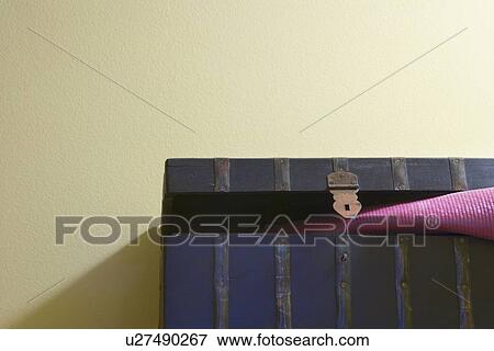 Open trunk with fuchsia fabric View Large Photo Image Stock Photo - Open trunk with fuchsia fabric. Fotosearch