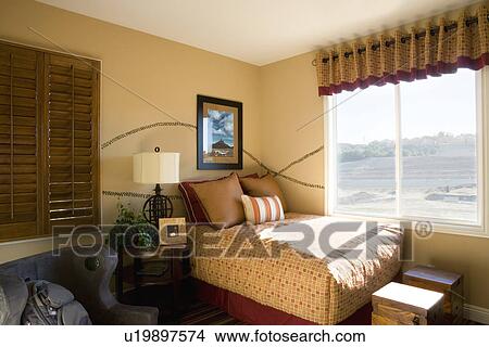 Teenagers bedroom with motocross tracks on wall View Large Photo Image Picture - Teenagers bedroom with motocross tracks on wall. Fotosearch
