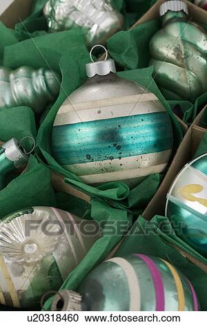 A box of Christmas ornanaments View Large Photo Image Stock Image - A box of Christmas ornanaments. Fotosearch